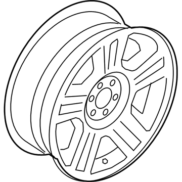 Ford 7L3Z-1007-A Wheel Assembly