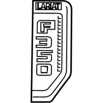 Ford HC3Z-16720-CC Name Plate