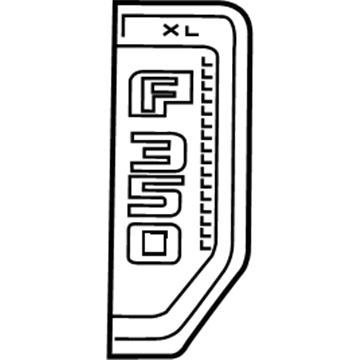 Ford HC3Z-16720-AD Name Plate
