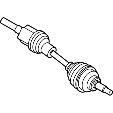 Ford GN1Z-3B437-Q Shaft - Front Axle