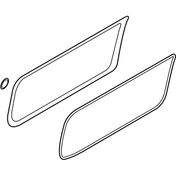Ford F8UZ-1525722-AA Glass - Hinged Window
