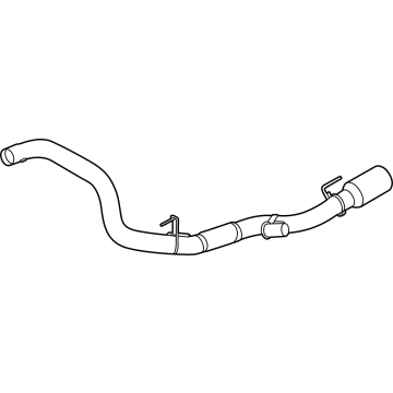 Ford KL3Z-5202-A Extension - Exhaust Pipe