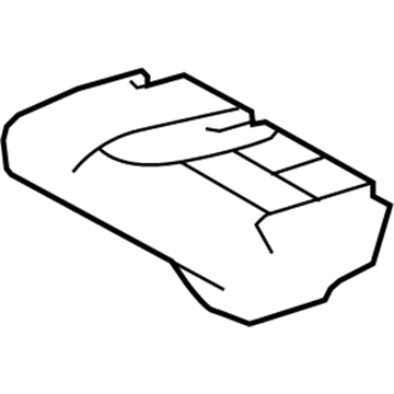 Ford 7T4Z-7863805-AA Cover Assembly - Rear Seat