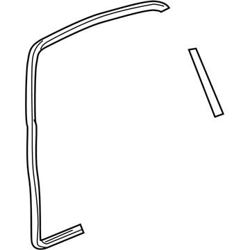 Lincoln Navigator Door Seal - 6L1Z-78404A06-A