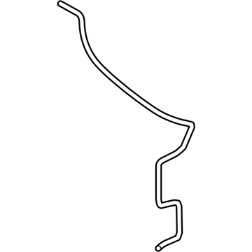 Ford HS7Z-17A605-A Washer Hose, Front HS7Z-17A605-A Ford Washer Hose, Front Illustration 1 of 1