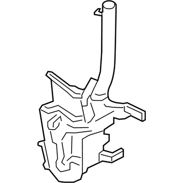 Ford Windshield Washer Fluid Reservoir - HS7Z-17618-A