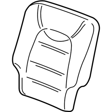 Ford 5L2Z-7866601-GAC Cover Assembly - Rear Seat