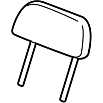 Ford 3L2Z-78611A08-RAB Head Rest Assembly