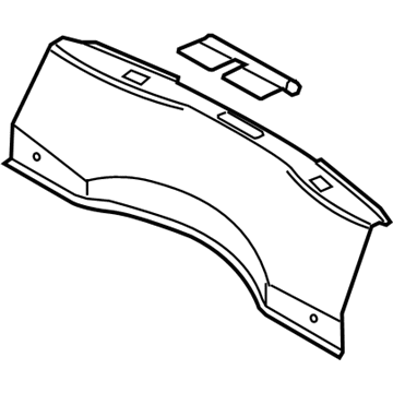 Lincoln DP5Z-5411318-LA Plate - Door Scuff