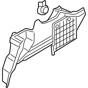 Lincoln HP5Z-5445423-BA Carpet - Rear Quarter Panel/Luggage Compartment
