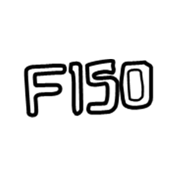 Ford 4L3Z-16720-AA Name Plate