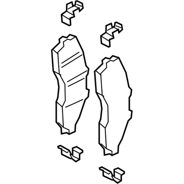 Ford DC3Z-2001-J Kit - Brake Lining
