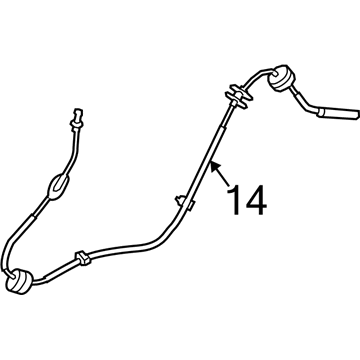 Ford DT1Z-61266A46-D Cable Assembly - Control
