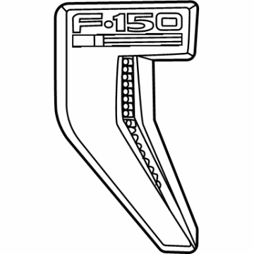 Ford ML3Z-16720-Q Name Plate