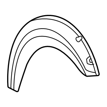 VML3Z-16268-AB Ford Moulding Illustration 1 of 1