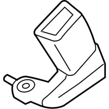 Ford GR3Z-7660044-AA Buckle, Rear GR3Z-7660044-AA Ford Buckle, Rear Illustration 1 of 1