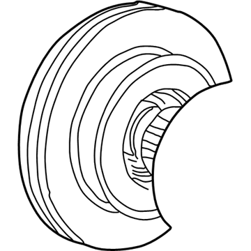 Ford F-250 Super Duty Brake Rotor - 1C3Z-1V125-D