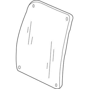 Ford F2UZ-1542006-E Glass - Rear Window