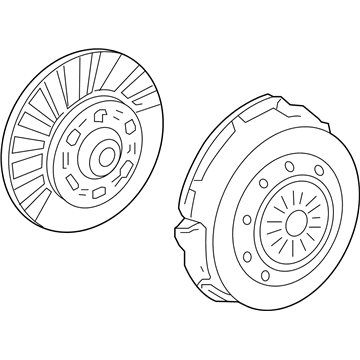 Ford BR3Z-7B546-BD Clutch Assembly