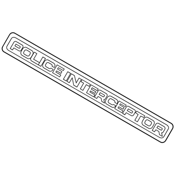 Ford LB5Z-7842528-A Name Plate