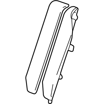 Lincoln 3W4Z-5466892-AAA Bolster Assembly - Rear Seat