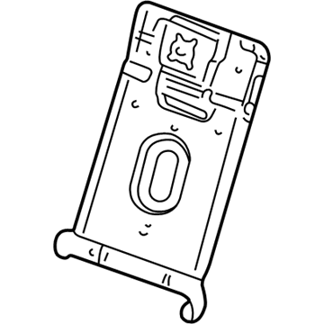 Lincoln 1W4Z-54613A38-AA Frame And Spring - Rear