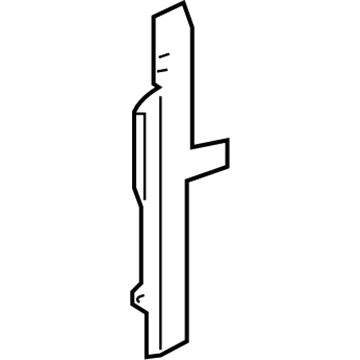 Ford 4L3Z-8310-BA Air Deflector, Front Inner Passenger Side 4L3Z-8310-BA Ford Air Deflector, Front Inner Passenger Side Illustration 1 of 1