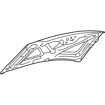 Ford 1W6Z-7640110-AA Door Assembly - Luggage Compartment