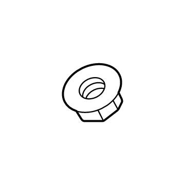 Ford -W520102-S437 Nut - Adjusting