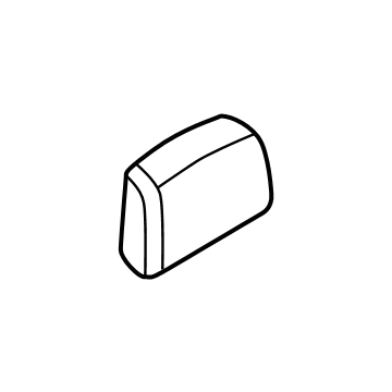 Ford ML3Z-18610A62-KA Cover - Headrest - Roll Type