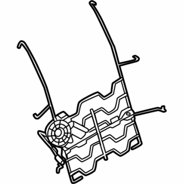 Ford CU5Z-9664842-B Support - Seat Back - Lumbar