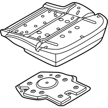 Ford PC3Z-1663222-B Pad - Seat Cushion