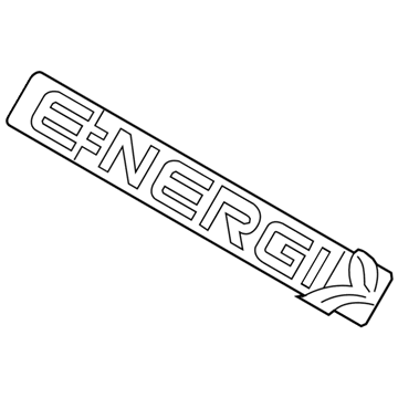 Ford DM5Z-9942528-C Name Plate