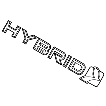 Ford DS7Z-9942528-G Name Plate