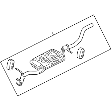 Ford 7A2Z-5A212-E Silencer Assembly