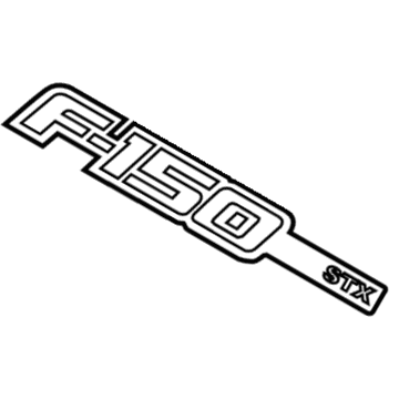 Ford 9L3Z-16720-A Name Plate