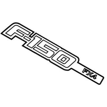 Ford 9L3Z-16720-D Name Plate