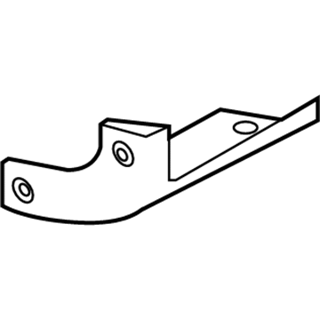 5L3Z-16G554-AAA Ford Stone Deflector, Carbon Black, Front Passenger Side Illustration 1 of 1