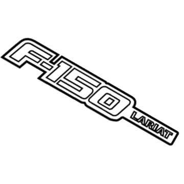 Ford 9L3Z-16720-G Name Plate