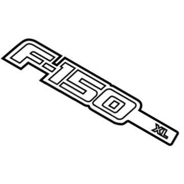 Ford 9L3Z-16720-B Name Plate