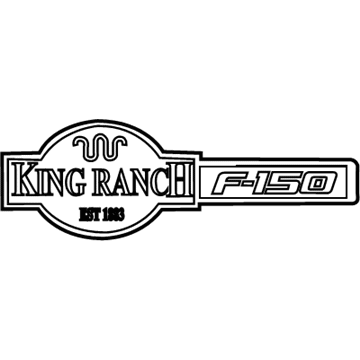 Ford 9L3Z-16720-J Name Plate