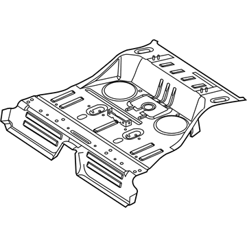 Ford DB5Z-7811160-A Pan Assembly - Floor - Centre