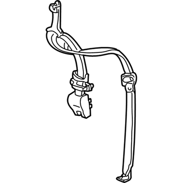 Ford F7UZ-16611B68-FCZ Seat Belt Assembly