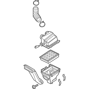 Ford K2GZ-9600-E Cleaner Assembly - Air
