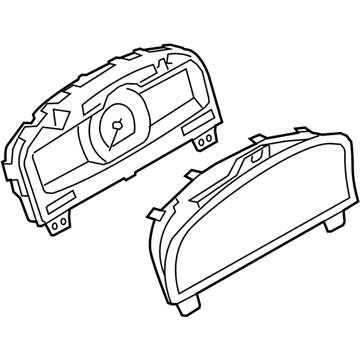 Ford BE5Z-10849-AC Instrument Cluster