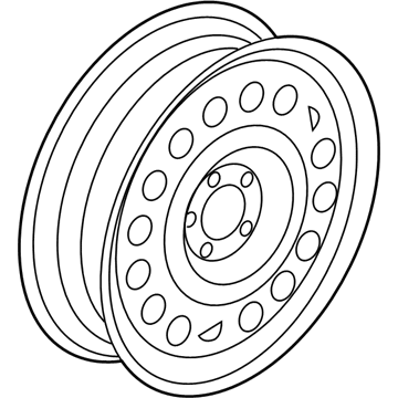 Ford CJ5Z-1015-C Wheel Assembly