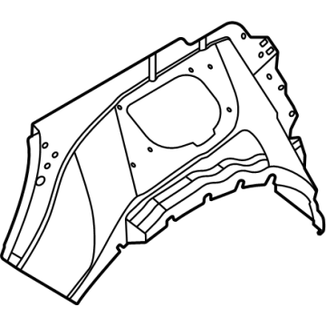 Ford M1PZ-7827864-A Panel Assembly - Body Side Inner