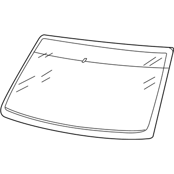 Ford 6L2Z-7803100-BA Glass - Windscreen