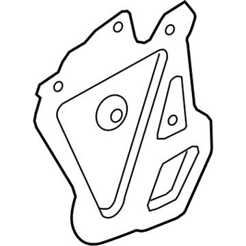Ford CJ5Z-7827458-B Shield - Water Splash