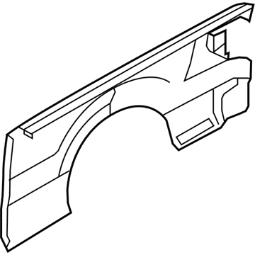 9L3Z-8427840-A Ford Side Panel, Rear Lower Passenger Side Illustration 1 of 1